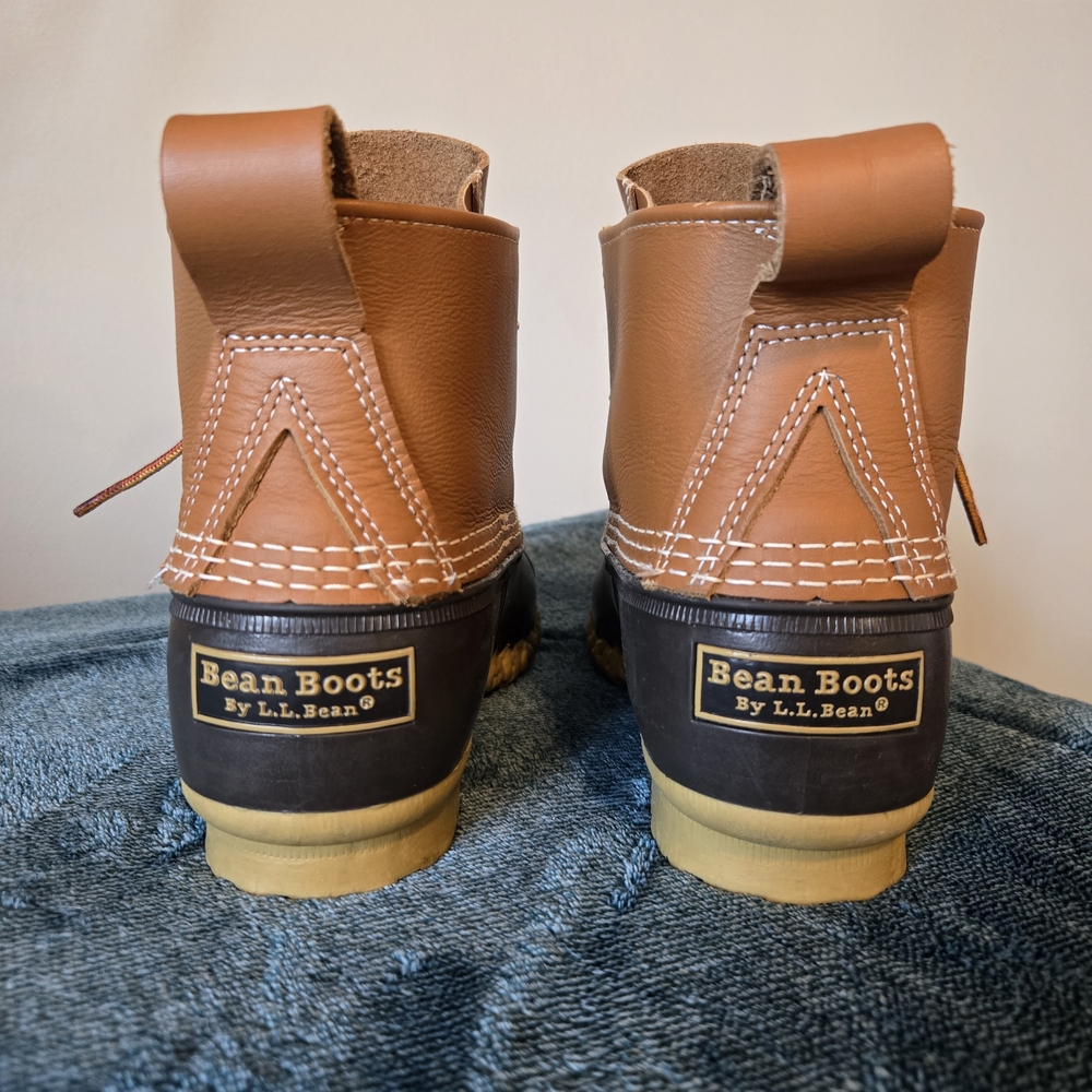 LL Bean Women's 6" Bean Boots Sz 8 WIDE - Picture 6 of 12